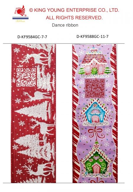 AI Dace Ribbon-Reindeer & Ginger Bread House